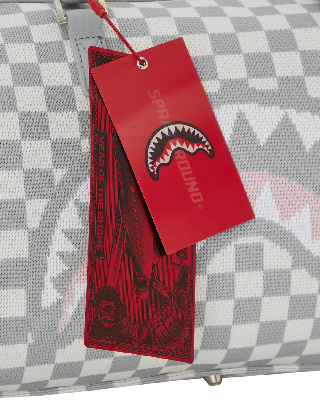 KNIT SHARKS IN PARIS IN CREAM MINI DUFFLE