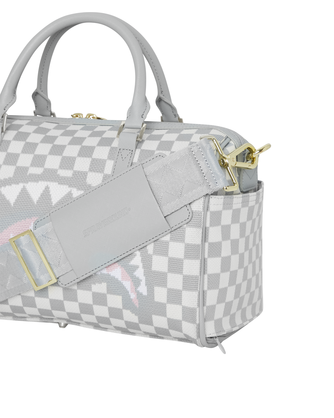KNIT SHARKS IN PARIS IN CREAM MINI DUFFLE