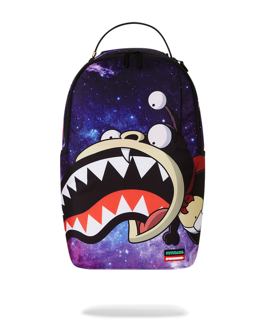 FUTURAMA NIBBLER EAT SHARK DLXR BACKPACK