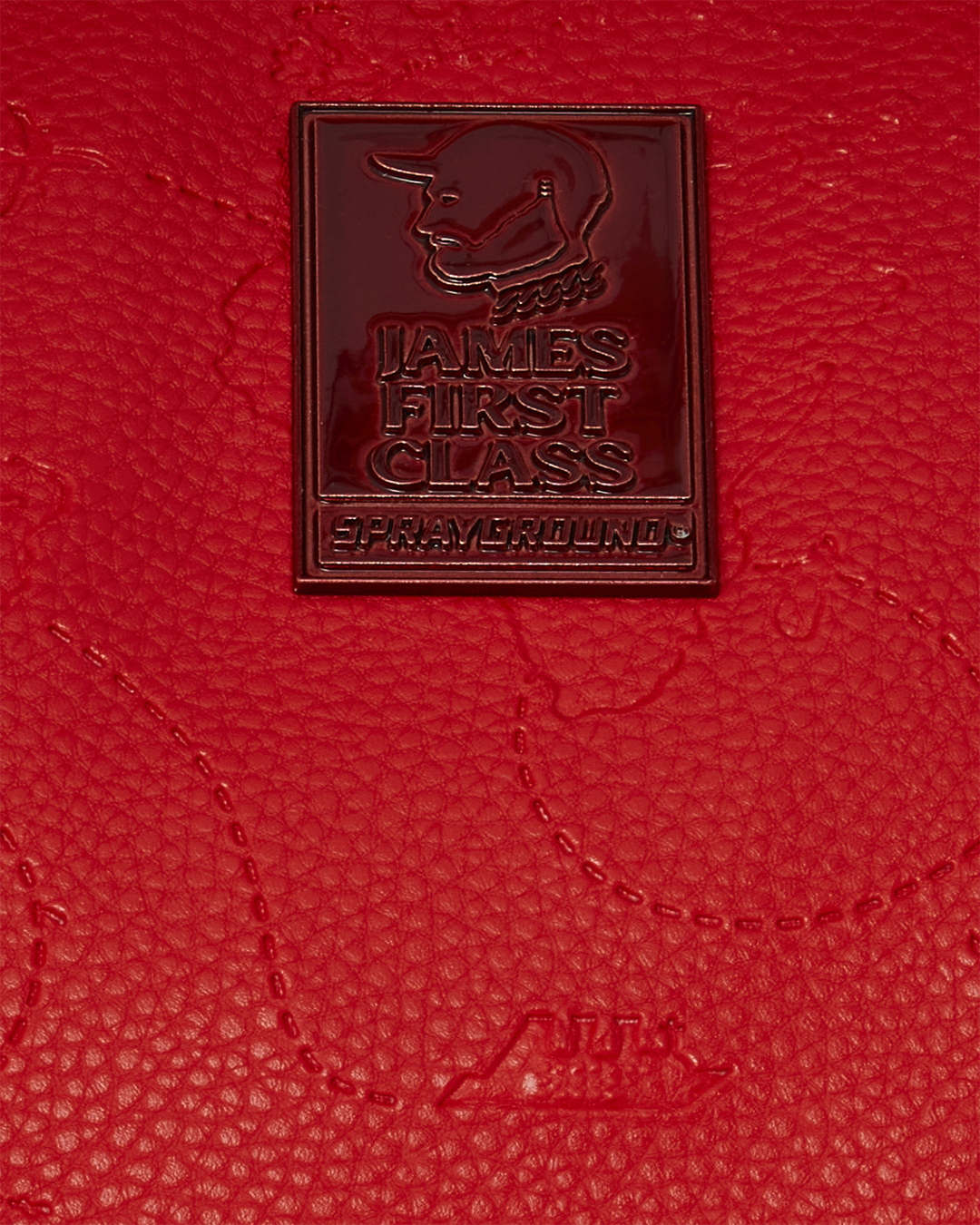 JAMES FIRST CLASS RUBY RED PYRAMID LARGE DUFFLE