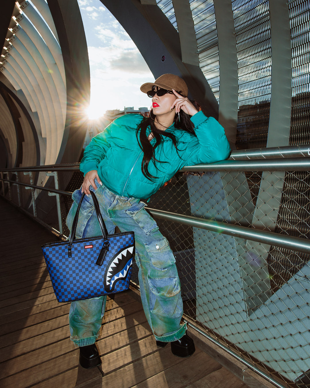 MIDNIGHT MAGIC SHARKS IN PARIS TOTE
