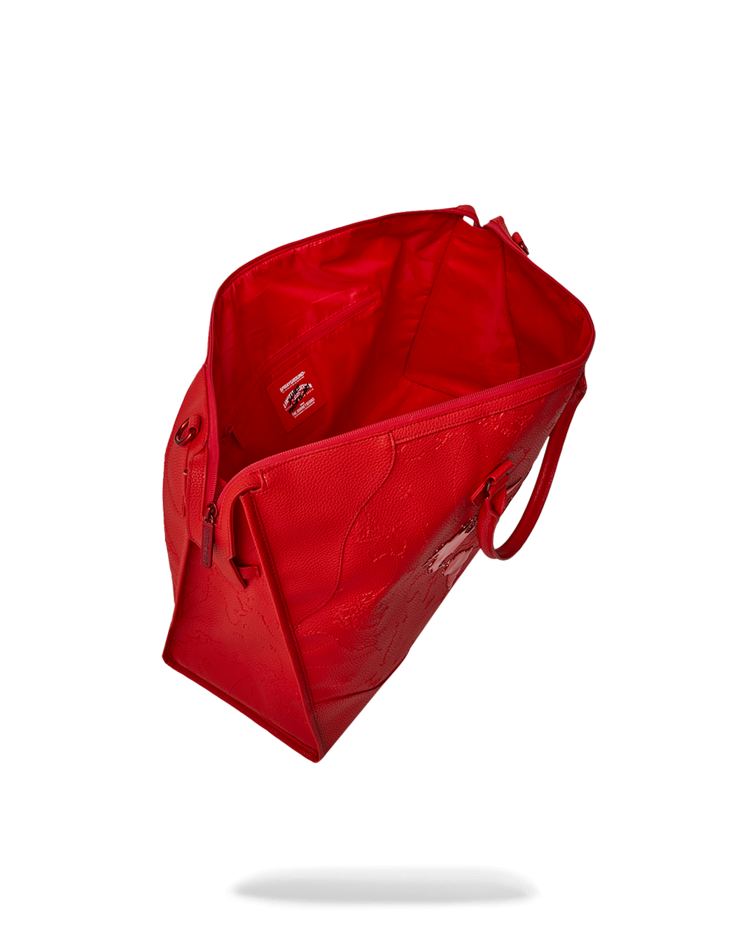 JAMES FIRST CLASS RUBY RED PYRAMID LARGE DUFFLE