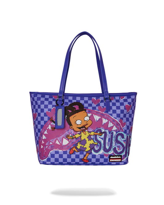 RUGRATS SUSIE CRAYON SHARK MESSENGER TOTE