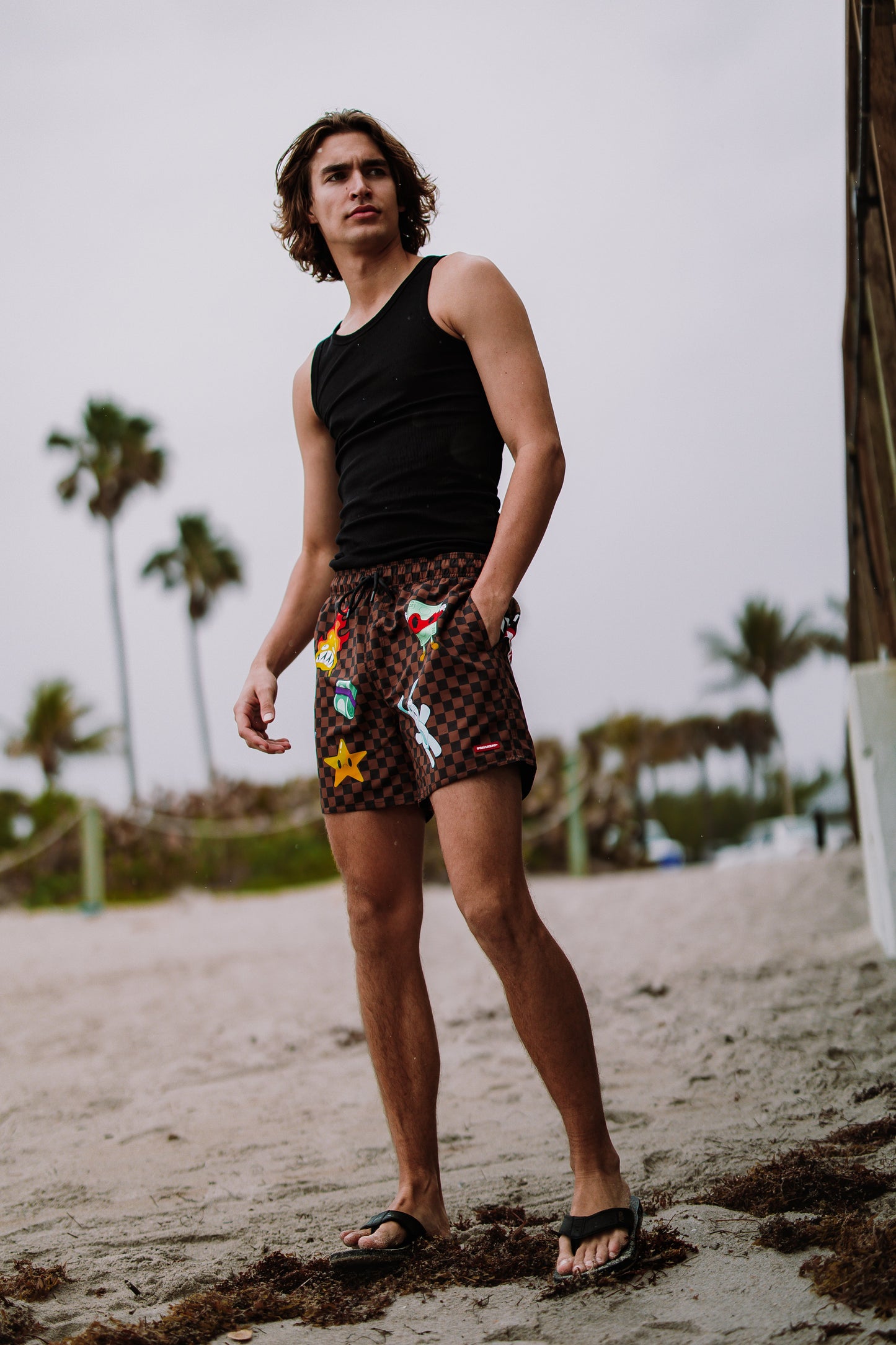 LET'S MAKE SOME NOISE SWIM SHORTS