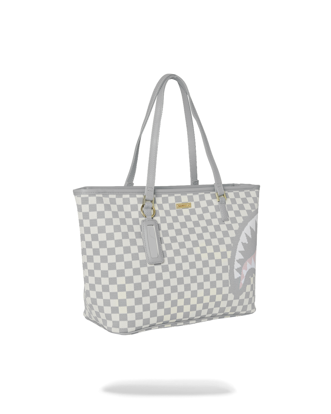 KNIT SHARKS IN PARIS IN CREAM TOTE