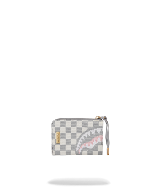 KNIT SHARKS IN PARIS IN CREAM WALLET