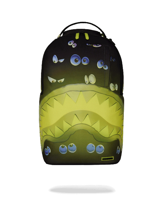 EYES ALL A GLOW (GLOW IN THE DARK) DLXR BACKPACK