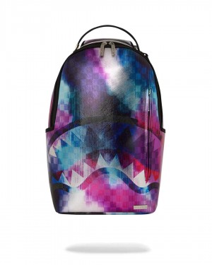 Purple Sprayground Backpack TYE CHECK BACKPACK | 9482056-VA